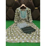  Naira Cut Kurta With Trouser And Dupatta